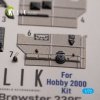 KELIK K72146 Brewster 239E - interior 3D decals for Hobby 2000/Hasegawa kit 1/72